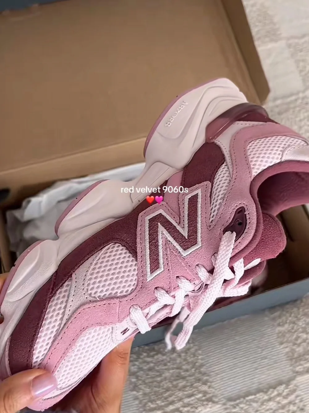 New Balance Women's Pink & Mauve Mesh Suede Sneakers